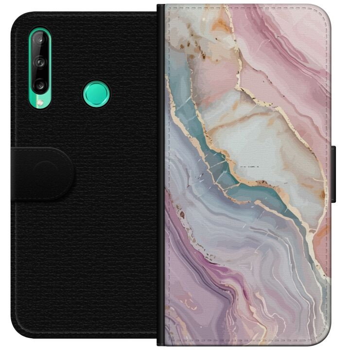 Plånboksfodral till Huawei P40 lite E med Marmor motiv i gruppen SMARTPHONE & SURFPLATTOR / Mobilskydd / Huawei/Honor hos TP E-commerce Nordic AB (A53478)