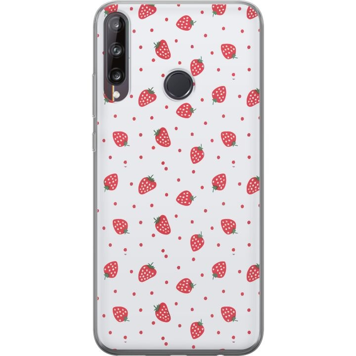 Mobilskal till Huawei P40 lite E med Jordgubbar motiv i gruppen SMARTPHONE & SURFPLATTOR / Mobilskydd / Huawei/Honor hos TP E-commerce Nordic AB (A53500)