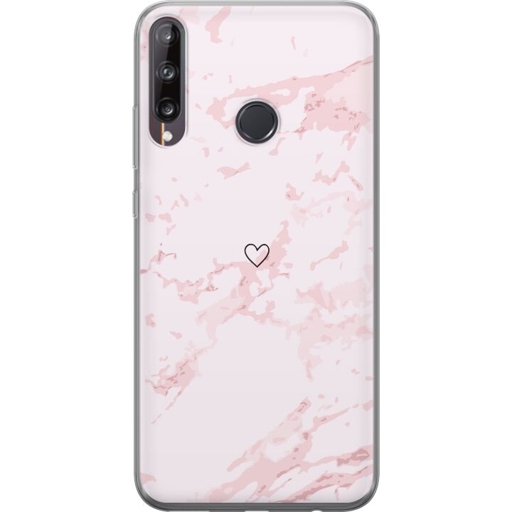 Mobilskal till Huawei P40 lite E med Rosa Hjärta motiv i gruppen SMARTPHONE & SURFPLATTOR / Mobilskydd / Huawei/Honor hos TP E-commerce Nordic AB (A53506)
