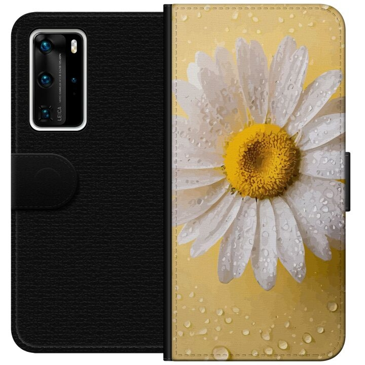 Plånboksfodral till Huawei P40 Pro med Porslinsblomma motiv i gruppen SMARTPHONE & SURFPLATTOR / Mobilskydd / Huawei/Honor hos TP E-commerce Nordic AB (A53510)