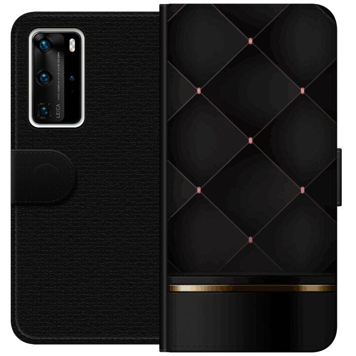 Plånboksfodral till Huawei P40 Pro med Lyxig linje motiv i gruppen SMARTPHONE & SURFPLATTOR / Mobilskydd / Huawei/Honor hos TP E-commerce Nordic AB (A53525)
