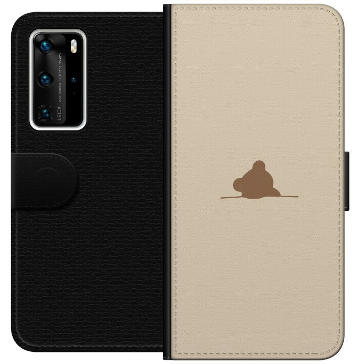 Plånboksfodral till Huawei P40 Pro med Nalle motiv i gruppen SMARTPHONE & SURFPLATTOR / Mobilskydd / Huawei/Honor hos TP E-commerce Nordic AB (A53530)