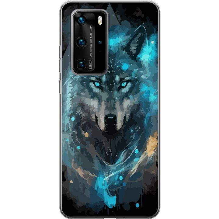 Mobilskal till Huawei P40 Pro med Varg motiv i gruppen SMARTPHONE & SURFPLATTOR / Mobilskydd / Huawei/Honor hos TP E-commerce Nordic AB (A53542)