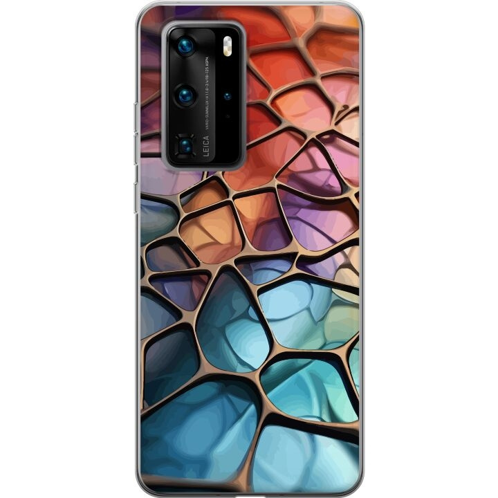 Mobilskal till Huawei P40 Pro med Metalliskt mönster motiv i gruppen SMARTPHONE & SURFPLATTOR / Mobilskydd / Huawei/Honor hos TP E-commerce Nordic AB (A53547)