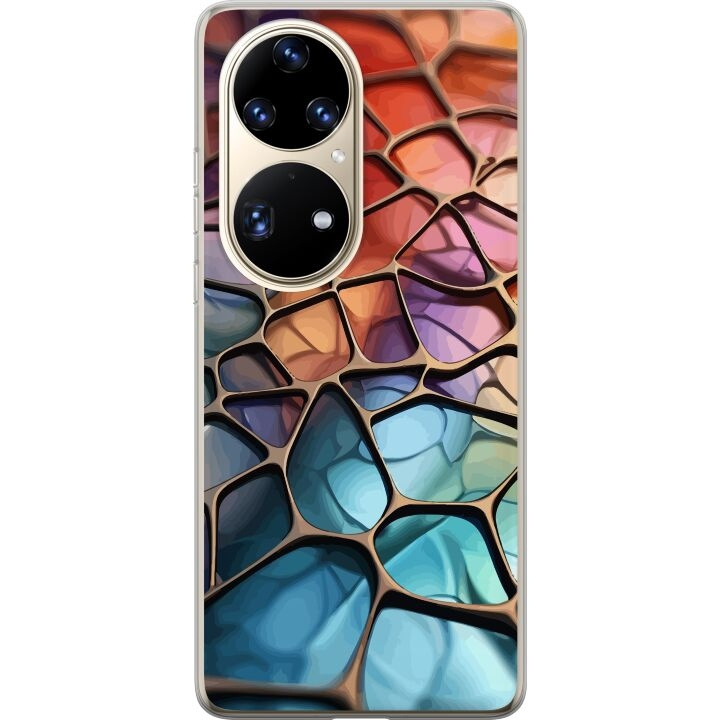 Mobilskal till Huawei P50 Pro med Metalliskt mönster motiv i gruppen SMARTPHONE & SURFPLATTOR / Mobilskydd / Huawei/Honor hos TP E-commerce Nordic AB (A53574)