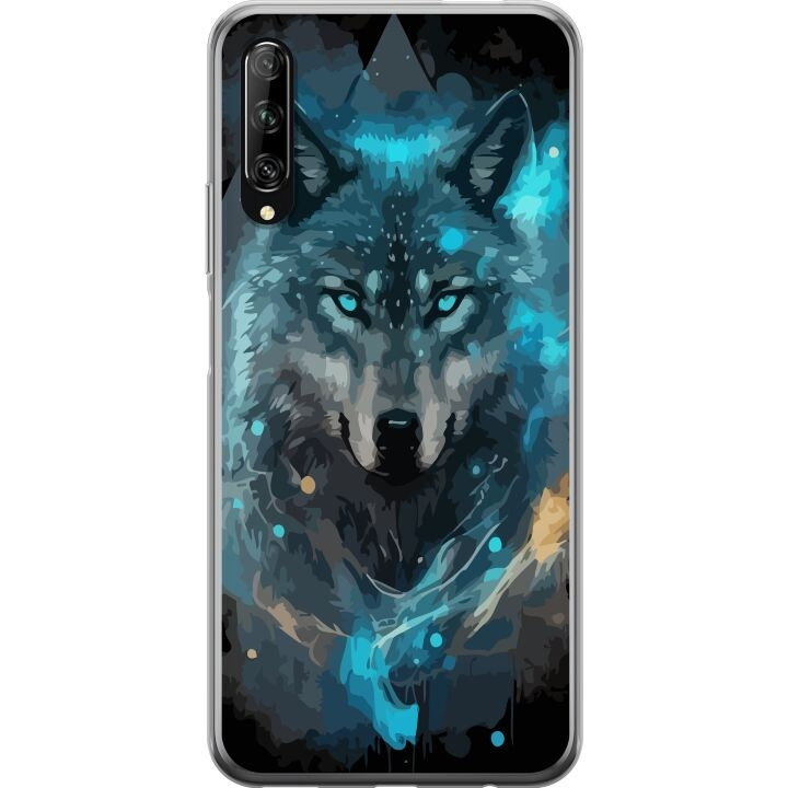 Mobilskal till Huawei P smart Pro 2019 med Varg motiv i gruppen SMARTPHONE & SURFPLATTOR / Mobilskydd / Huawei/Honor hos TP E-commerce Nordic AB (A53623)