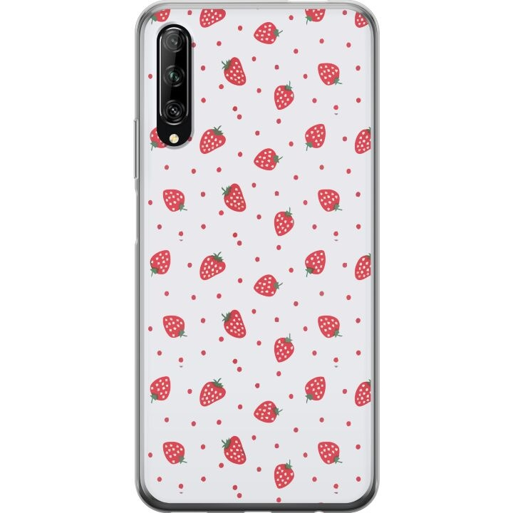 Mobilskal till Huawei P smart Pro 2019 med Jordgubbar motiv i gruppen SMARTPHONE & SURFPLATTOR / Mobilskydd / Huawei/Honor hos TP E-commerce Nordic AB (A53635)