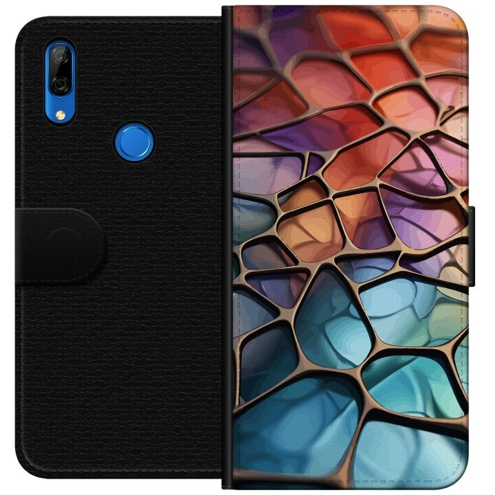 Plånboksfodral till Huawei P Smart Z med Metalliskt mönster motiv i gruppen SMARTPHONE & SURFPLATTOR / Mobilskydd / Huawei/Honor hos TP E-commerce Nordic AB (A53654)