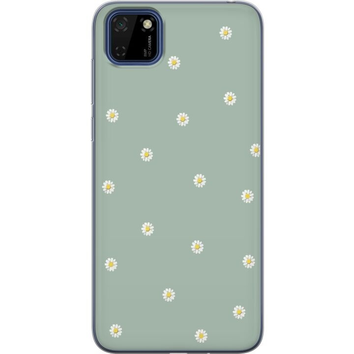 Mobilskal till Huawei Y5p med Prästkragar motiv i gruppen SMARTPHONE & SURFPLATTOR / Mobilskydd / Huawei/Honor hos TP E-commerce Nordic AB (A53701)
