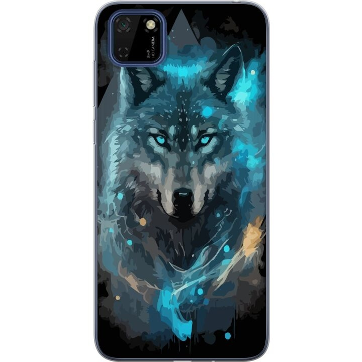 Mobilskal till Huawei Y5p med Varg motiv i gruppen SMARTPHONE & SURFPLATTOR / Mobilskydd / Huawei/Honor hos TP E-commerce Nordic AB (A53702)