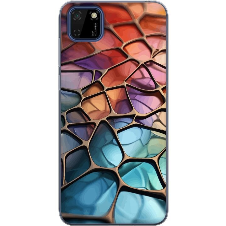 Mobilskal till Huawei Y5p med Metalliskt mönster motiv i gruppen SMARTPHONE & SURFPLATTOR / Mobilskydd / Huawei/Honor hos TP E-commerce Nordic AB (A53707)