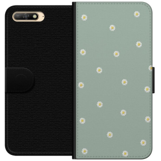 Plånboksfodral till Huawei Y6 (2018) med Prästkragar motiv