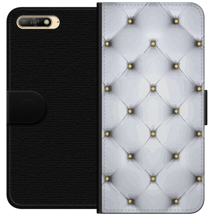 Plånboksfodral till Huawei Y6 (2018) med Lyxigt motiv i gruppen SMARTPHONE & SURFPLATTOR / Mobilskydd / Huawei/Honor hos TP E-commerce Nordic AB (A53738)