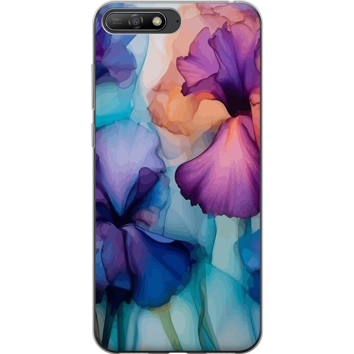 Mobilskal till Huawei Y6 (2018) med Magiska blommor motiv i gruppen SMARTPHONE & SURFPLATTOR / Mobilskydd / Huawei/Honor hos TP E-commerce Nordic AB (A53754)