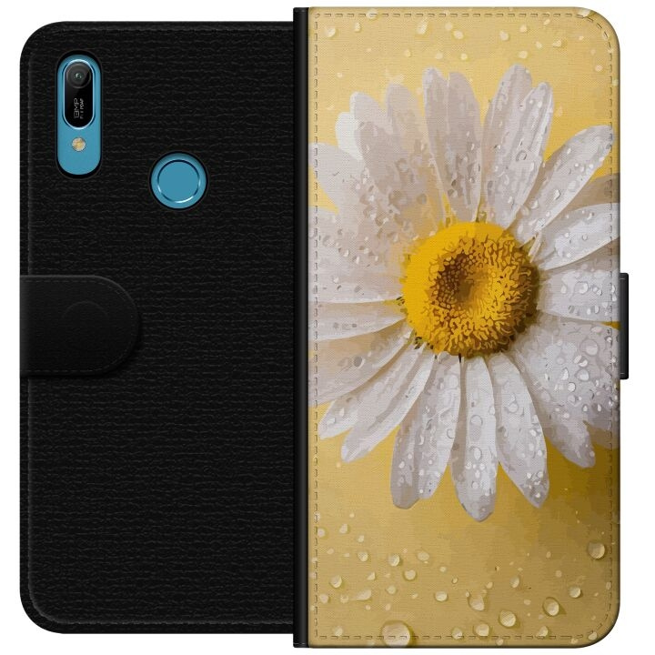 Plånboksfodral till Huawei Y6 (2019) med Porslinsblomma motiv i gruppen SMARTPHONE & SURFPLATTOR / Mobilskydd / Huawei/Honor hos TP E-commerce Nordic AB (A53777)
