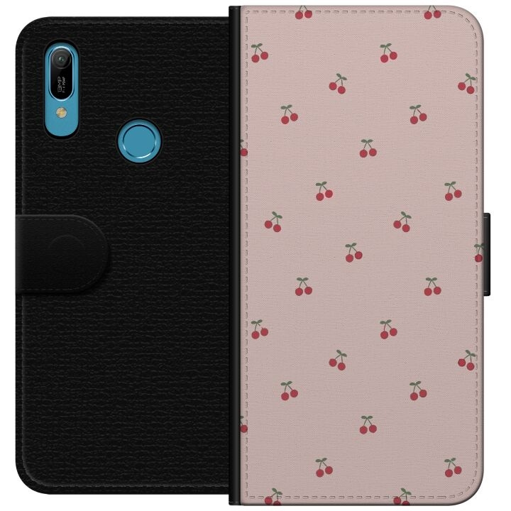 Plånboksfodral till Huawei Y6 (2019) med Körsbär motiv i gruppen SMARTPHONE & SURFPLATTOR / Mobilskydd / Huawei/Honor hos TP E-commerce Nordic AB (A53784)