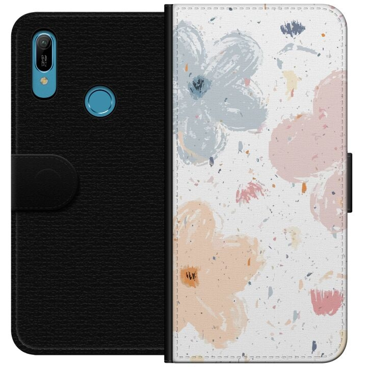 Plånboksfodral till Huawei Y6 (2019) med Blommor motiv i gruppen SMARTPHONE & SURFPLATTOR / Mobilskydd / Huawei/Honor hos TP E-commerce Nordic AB (A53789)