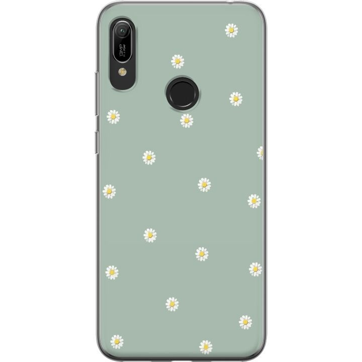 Mobilskal till Huawei Y6 (2019) med Prästkragar motiv i gruppen SMARTPHONE & SURFPLATTOR / Mobilskydd / Huawei/Honor hos TP E-commerce Nordic AB (A53808)