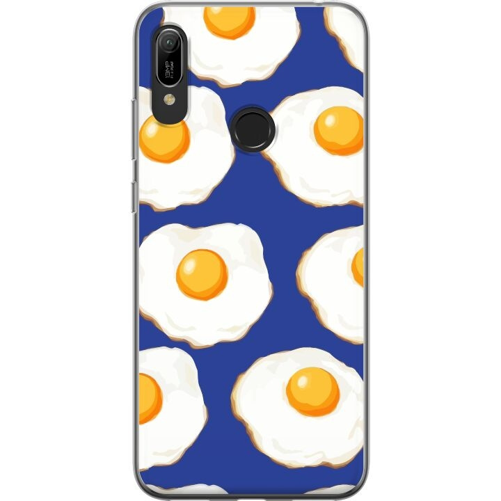 Mobilskal till Huawei Y6 (2019) med Stekta ägg motiv i gruppen SMARTPHONE & SURFPLATTOR / Mobilskydd / Huawei/Honor hos TP E-commerce Nordic AB (A53810)