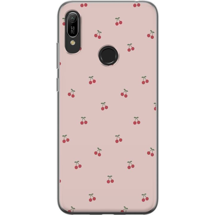 Mobilskal till Huawei Y6 (2019) med Körsbär motiv i gruppen SMARTPHONE & SURFPLATTOR / Mobilskydd / Huawei/Honor hos TP E-commerce Nordic AB (A53811)