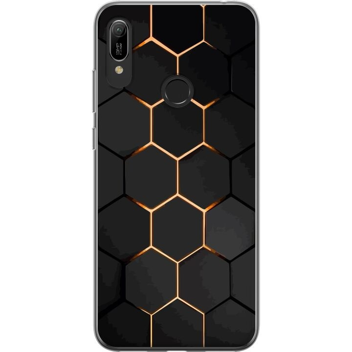 Mobilskal till Huawei Y6 (2019) med Lyxigt Mönster motiv i gruppen SMARTPHONE & SURFPLATTOR / Mobilskydd / Huawei/Honor hos TP E-commerce Nordic AB (A53828)
