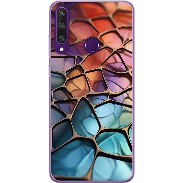 Mobilskal till Huawei Y6p med Metalliskt mönster motiv i gruppen SMARTPHONE & SURFPLATTOR / Mobilskydd / Huawei/Honor hos TP E-commerce Nordic AB (A53840)