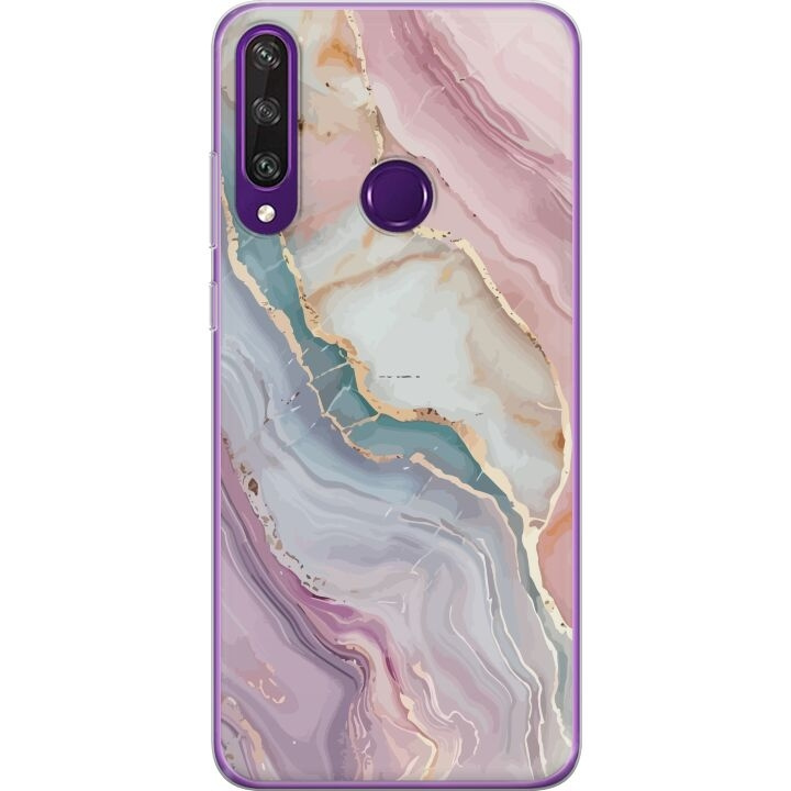 Mobilskal till Huawei Y6p med Marmor motiv i gruppen SMARTPHONE & SURFPLATTOR / Mobilskydd / Huawei/Honor hos TP E-commerce Nordic AB (A53851)