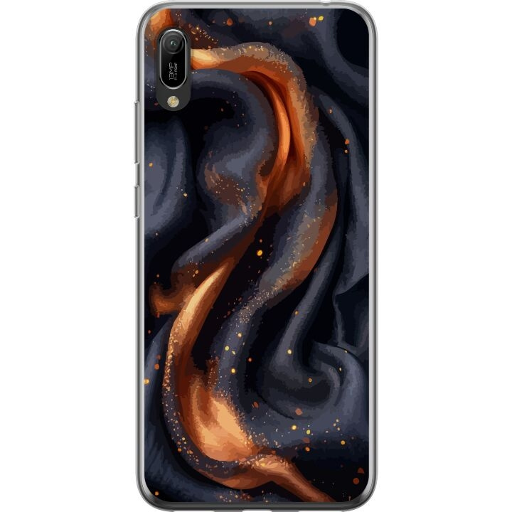 Mobilskal till Huawei Y6 Pro (2019) med Eldigt silke motiv i gruppen SMARTPHONE & SURFPLATTOR / Mobilskydd / Huawei/Honor hos TP E-commerce Nordic AB (A53857)