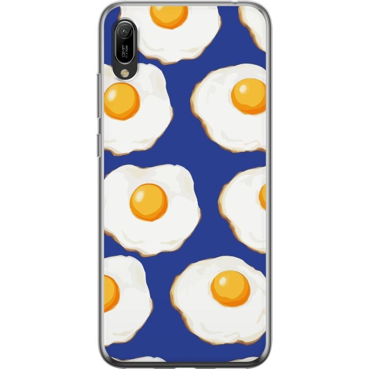 Mobilskal till Huawei Y6 Pro (2019) med Stekta ägg motiv i gruppen SMARTPHONE & SURFPLATTOR / Mobilskydd / Huawei/Honor hos TP E-commerce Nordic AB (A53862)