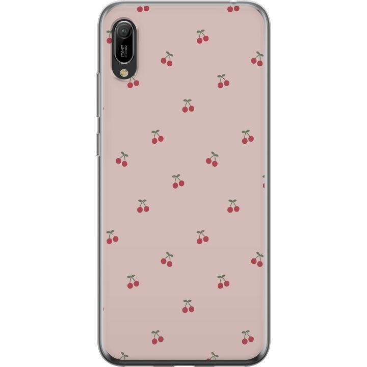 Mobilskal till Huawei Y6 Pro (2019) med Körsbär motiv i gruppen SMARTPHONE & SURFPLATTOR / Mobilskydd / Huawei/Honor hos TP E-commerce Nordic AB (A53863)