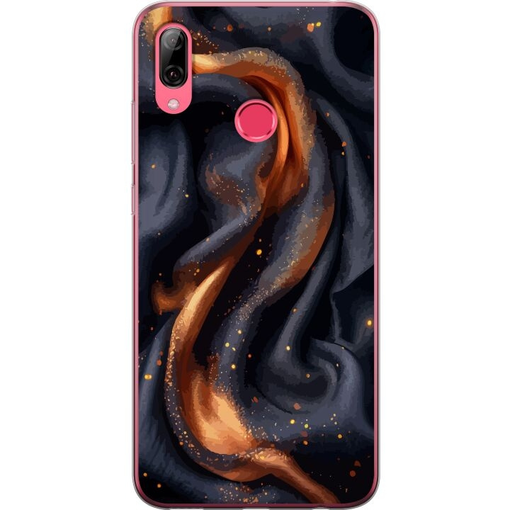 Mobilskal till Huawei Y7 (2019) med Eldigt silke motiv i gruppen SMARTPHONE & SURFPLATTOR / Mobilskydd / Huawei/Honor hos TP E-commerce Nordic AB (A53937)