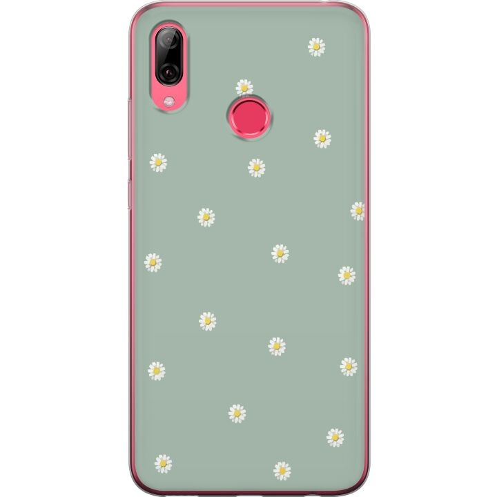 Mobilskal till Huawei Y7 (2019) med Prästkragar motiv i gruppen SMARTPHONE & SURFPLATTOR / Mobilskydd / Huawei/Honor hos TP E-commerce Nordic AB (A53940)