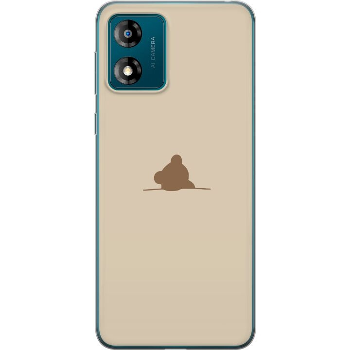 Mobilskal till Motorola Moto E13 med Nalle motiv i gruppen SMARTPHONE & SURFPLATTOR / Mobilskydd / Motorola hos TP E-commerce Nordic AB (A54010)