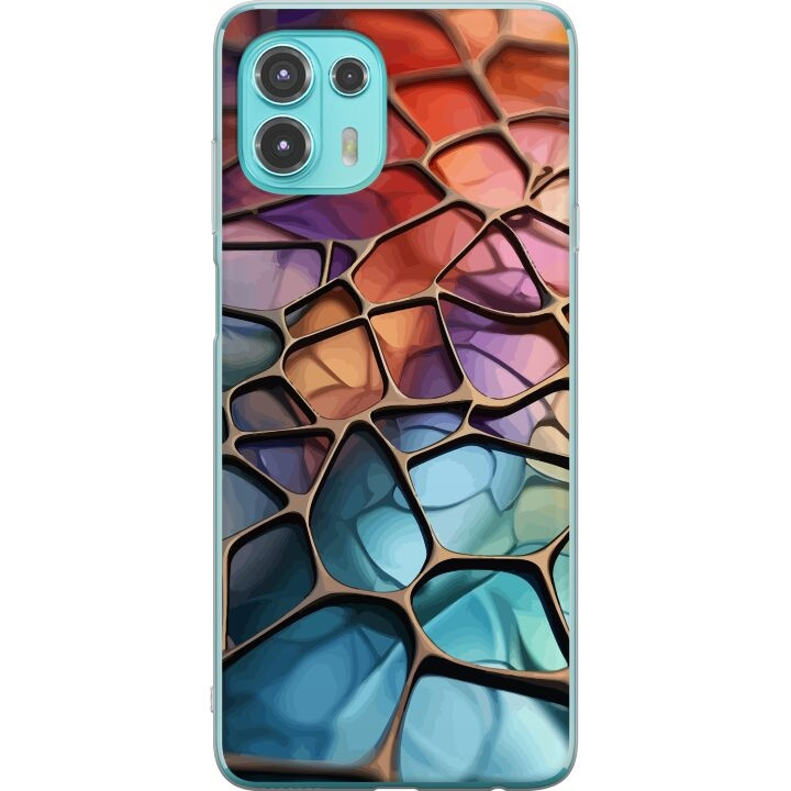 Mobilskal till Motorola Edge 20 Lite med Metalliskt mönster motiv i gruppen SMARTPHONE & SURFPLATTOR / Mobilskydd / Motorola hos TP E-commerce Nordic AB (A54027)