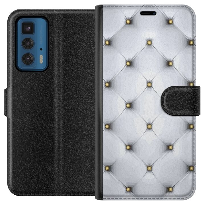 Plånboksfodral till Motorola Edge 20 Pro med Lyxigt motiv i gruppen SMARTPHONE & SURFPLATTOR / Mobilskydd / Motorola hos TP E-commerce Nordic AB (A54058)