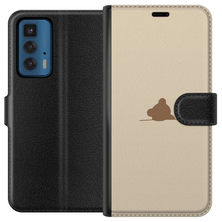 Plånboksfodral till Motorola Edge 20 Pro med Nalle motiv i gruppen SMARTPHONE & SURFPLATTOR / Mobilskydd / Motorola hos TP E-commerce Nordic AB (A54064)