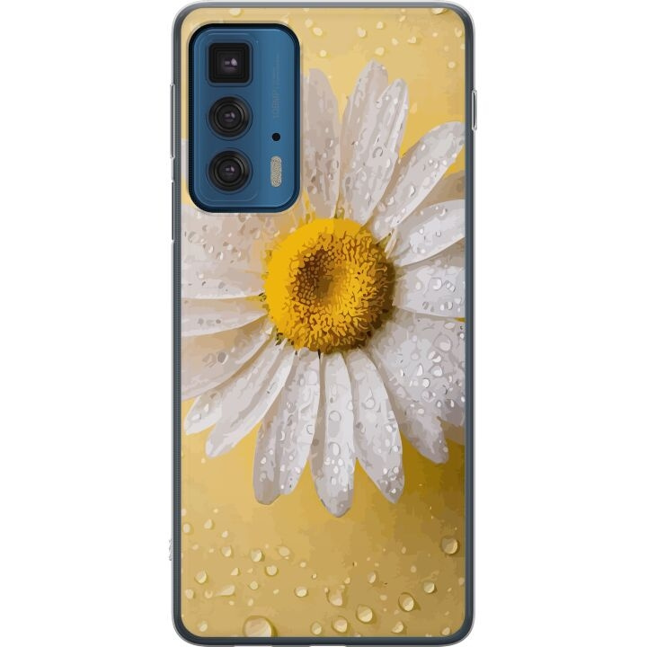 Mobilskal till Motorola Edge 20 Pro med Porslinsblomma motiv i gruppen SMARTPHONE & SURFPLATTOR / Mobilskydd / Motorola hos TP E-commerce Nordic AB (A54071)