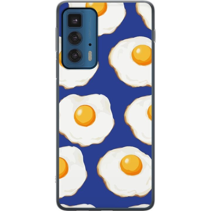Mobilskal till Motorola Edge 20 Pro med Stekta ägg motiv i gruppen SMARTPHONE & SURFPLATTOR / Mobilskydd / Motorola hos TP E-commerce Nordic AB (A54077)