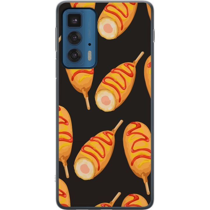 Mobilskal till Motorola Edge 20 Pro med Kycklingklubba motiv i gruppen SMARTPHONE & SURFPLATTOR / Mobilskydd / Motorola hos TP E-commerce Nordic AB (A54080)