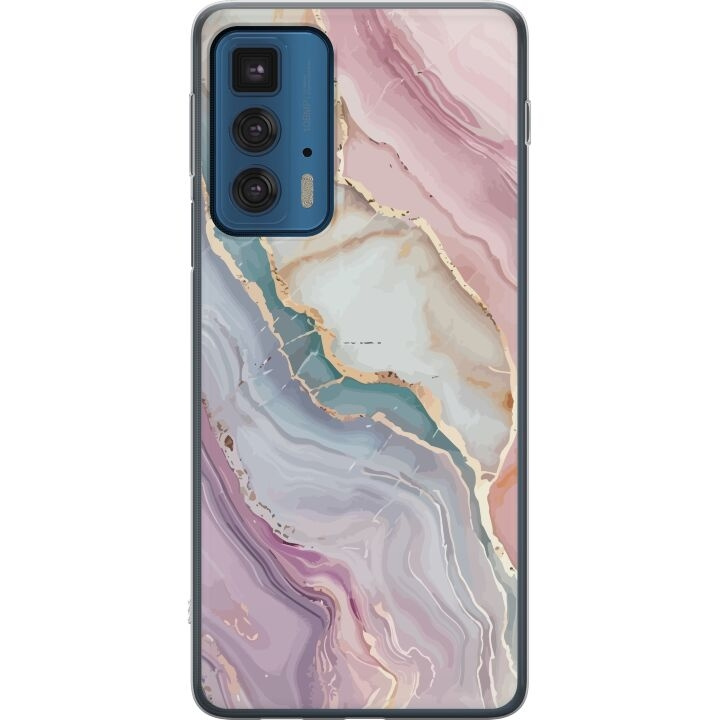 Mobilskal till Motorola Edge 20 Pro med Marmor motiv i gruppen SMARTPHONE & SURFPLATTOR / Mobilskydd / Motorola hos TP E-commerce Nordic AB (A54093)