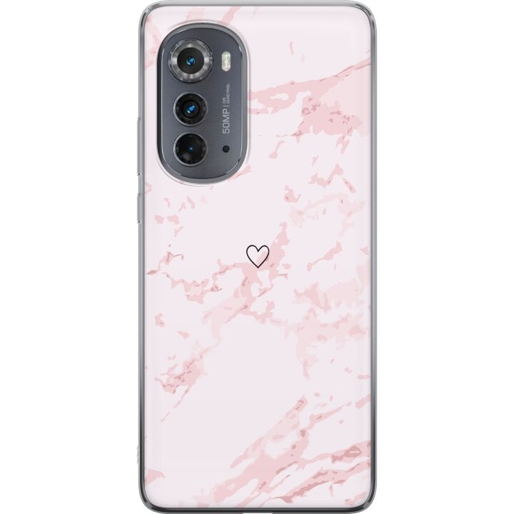 Mobilskal till Motorola Edge (2022) med Rosa Hjärta motiv i gruppen SMARTPHONE & SURFPLATTOR / Mobilskydd / Motorola hos TP E-commerce Nordic AB (A54121)