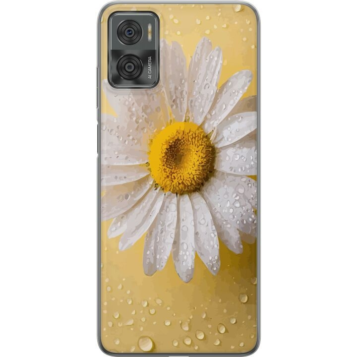 Mobilskal till Motorola Moto E22i med Porslinsblomma motiv i gruppen SMARTPHONE & SURFPLATTOR / Mobilskydd / Motorola hos TP E-commerce Nordic AB (A54152)