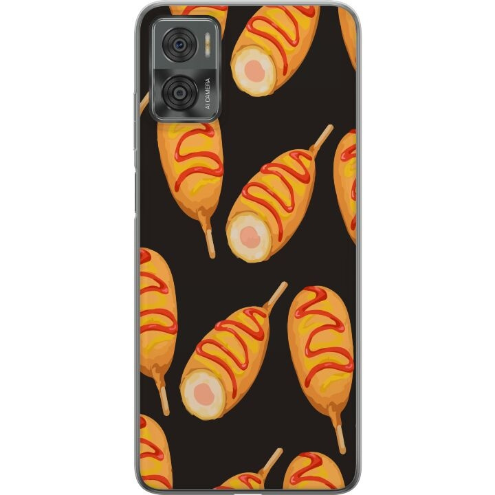 Mobilskal till Motorola Moto E22i med Kycklingklubba motiv i gruppen SMARTPHONE & SURFPLATTOR / Mobilskydd / Motorola hos TP E-commerce Nordic AB (A54161)