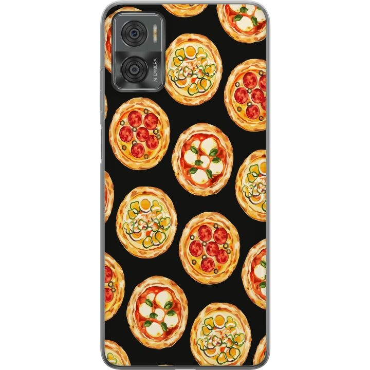 Mobilskal till Motorola Moto E22i med Pizza motiv i gruppen SMARTPHONE & SURFPLATTOR / Mobilskydd / Motorola hos TP E-commerce Nordic AB (A54165)