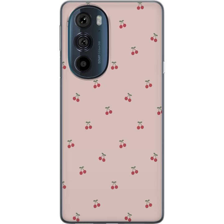 Mobilskal till Motorola Edge 30 Pro med Körsbär motiv i gruppen SMARTPHONE & SURFPLATTOR / Mobilskydd / Motorola hos TP E-commerce Nordic AB (A54186)