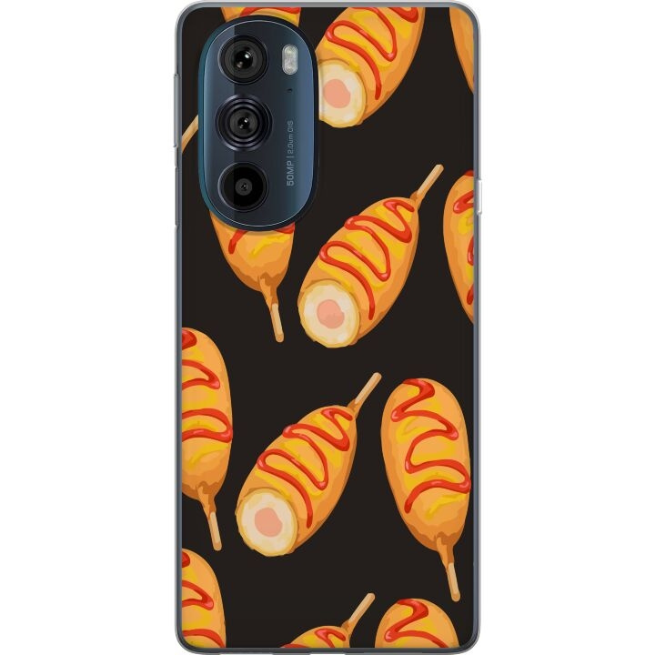 Mobilskal till Motorola Edge 30 Pro med Kycklingklubba motiv i gruppen SMARTPHONE & SURFPLATTOR / Mobilskydd / Motorola hos TP E-commerce Nordic AB (A54188)