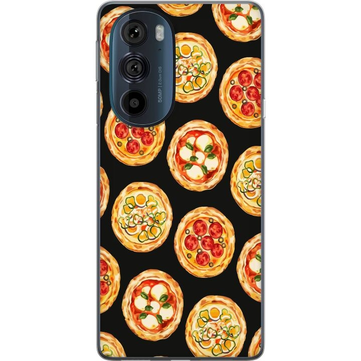 Mobilskal till Motorola Edge 30 Pro med Pizza motiv i gruppen SMARTPHONE & SURFPLATTOR / Mobilskydd / Motorola hos TP E-commerce Nordic AB (A54192)