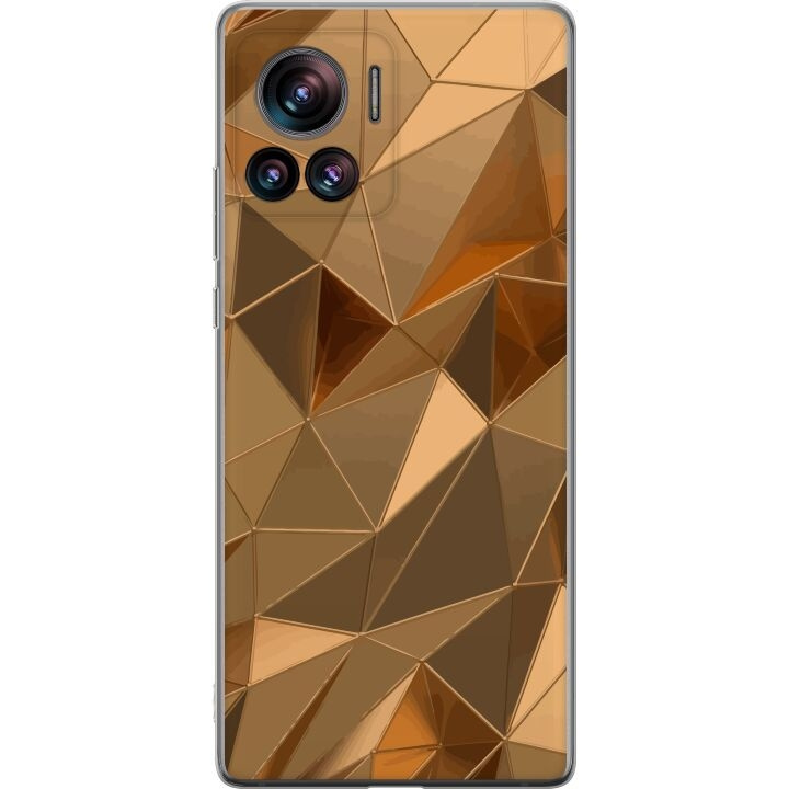 Mobilskal till Motorola Edge 30 Ultra med 3D Guld motiv i gruppen SMARTPHONE & SURFPLATTOR / Mobilskydd / Motorola hos TP E-commerce Nordic AB (A54230)