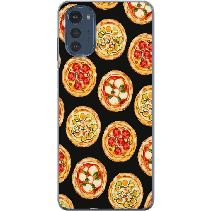 Mobilskal till Motorola Moto E32s med Pizza motiv i gruppen SMARTPHONE & SURFPLATTOR / Mobilskydd / Motorola hos TP E-commerce Nordic AB (A54273)