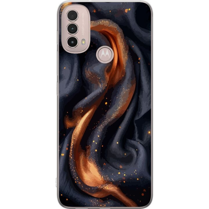 Mobilskal till Motorola Moto E40 med Eldigt silke motiv i gruppen SMARTPHONE & SURFPLATTOR / Mobilskydd / Motorola hos TP E-commerce Nordic AB (A54288)